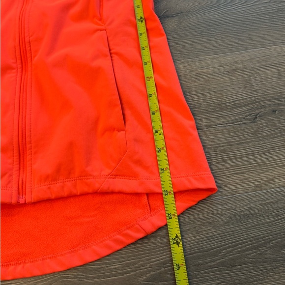 Nike Dri-Fit Running Reflective Neon Orange Full Zip Workout Jacket - Picture 10 of 10